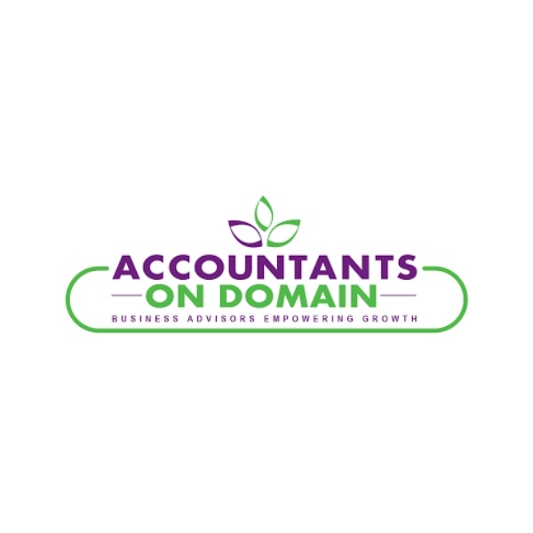 Accountants on Domain Logo